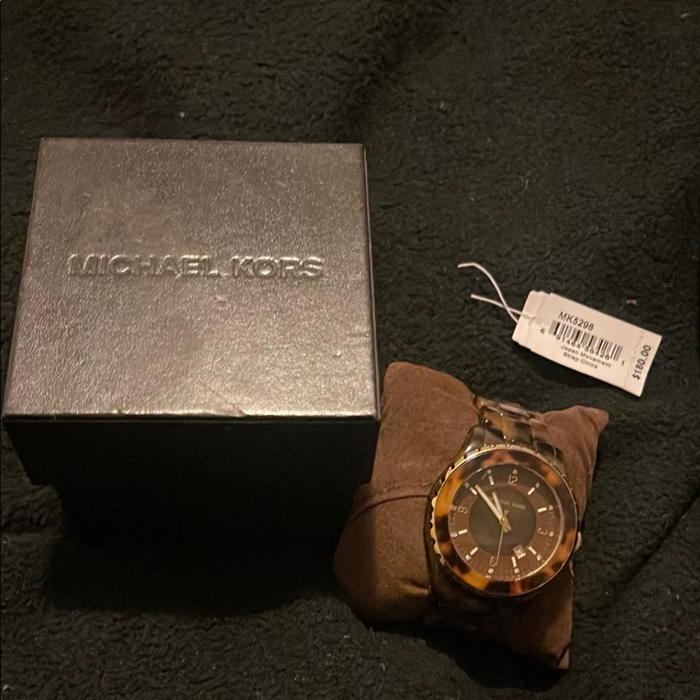 Michael Kors Brown Watch( needs battery )
